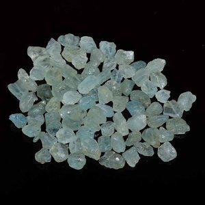 100.00Cts. 100% Natural Aquamarine Crystal Gemstone Rough Lot , DIY Jewelry pack